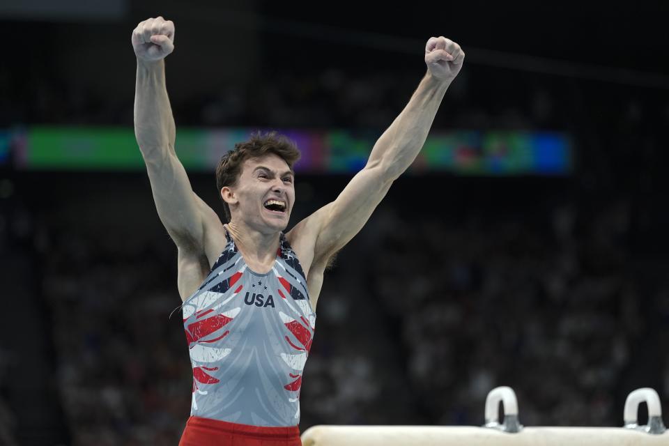 Delivering for your team and your country on the world's biggest stage. What a feeling. (Abbie Parr/AP Photo)