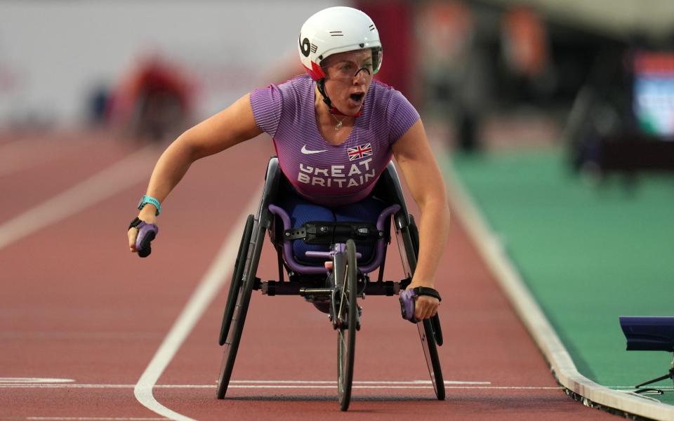 Hannah Cockroft has won seven Paralympic gold medals and 16 world titles