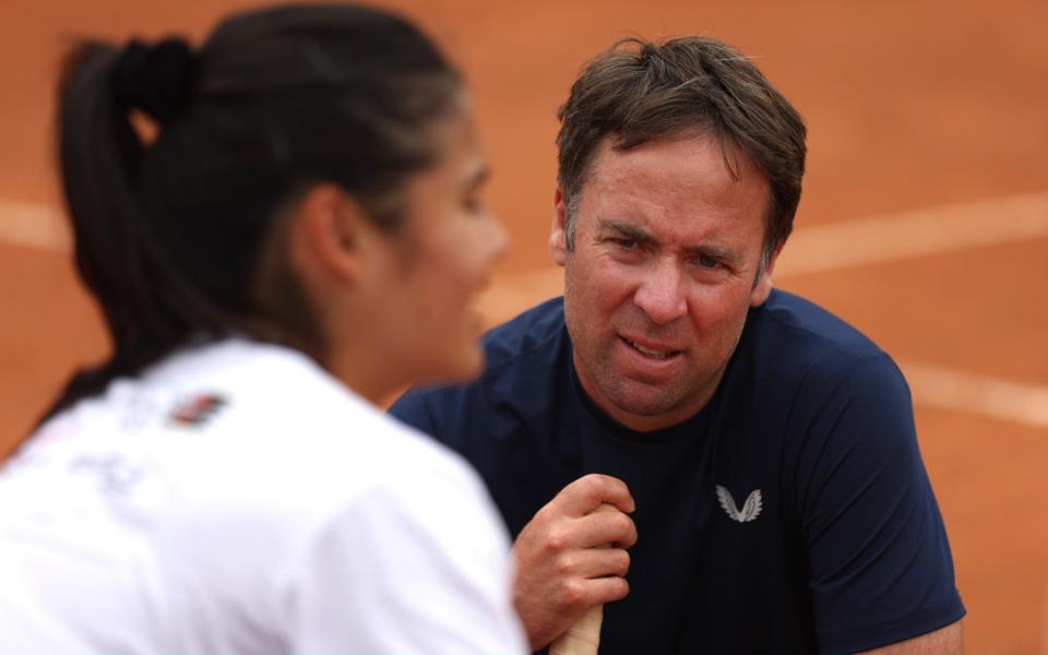 Iain Bates oversaw Emma Raducanu's development as a young player at the National Tennis Centre