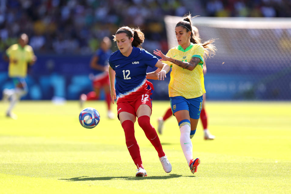 USWNT vs. Brazil live updates Americans survive early scare