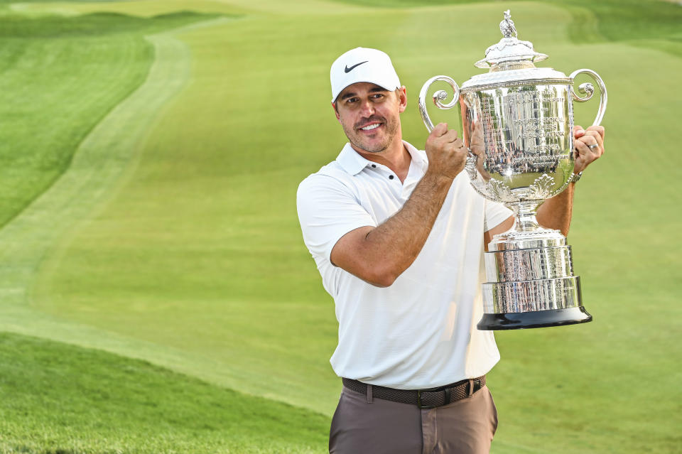 Brooks Koepka is one of many LIV players who could play on the Ryder Cup team and PGA Championship going forward. (Keyur Khamar/PGA TOUR via Getty Images)