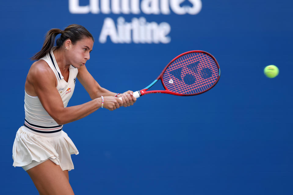 Emma Navarro is now two wins away from her first Grand Slam title. (Photo by Sarah Stier/Getty Images)