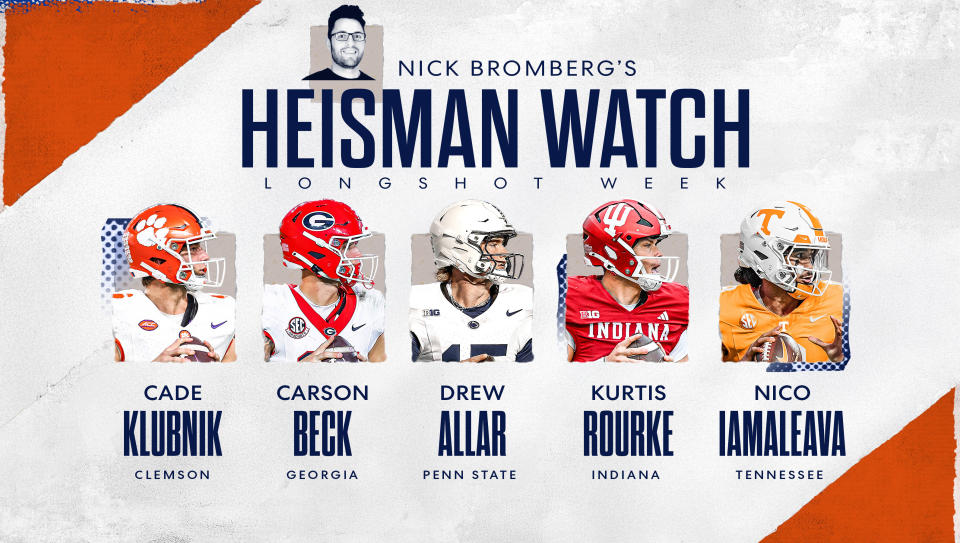 Here are the longshots who could play themselves into the Heisman race. (Josephy Raines/Yahoo Sports)