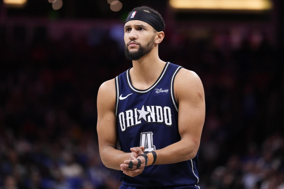 Jalen Suggs has a lucrative new contract with the Orlando Magic. (Rich Storry/Getty Images)