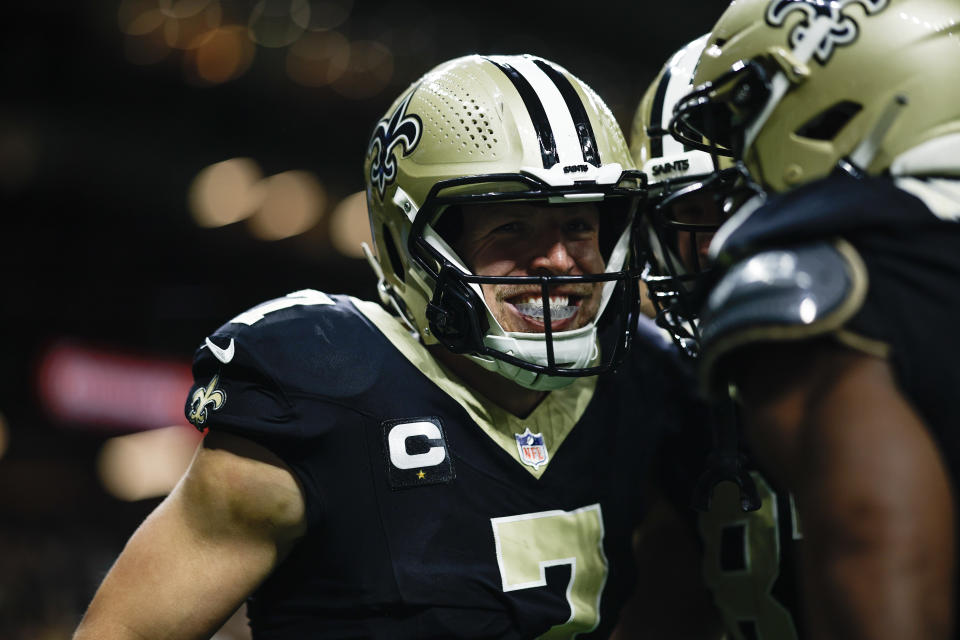 Taysom Hill #7 of the New Orleans Saints 