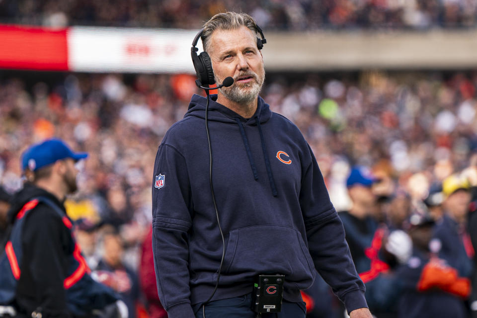 Another week, another round of difficult questions for Bears coach Matt Eberflus. (Getty Images)