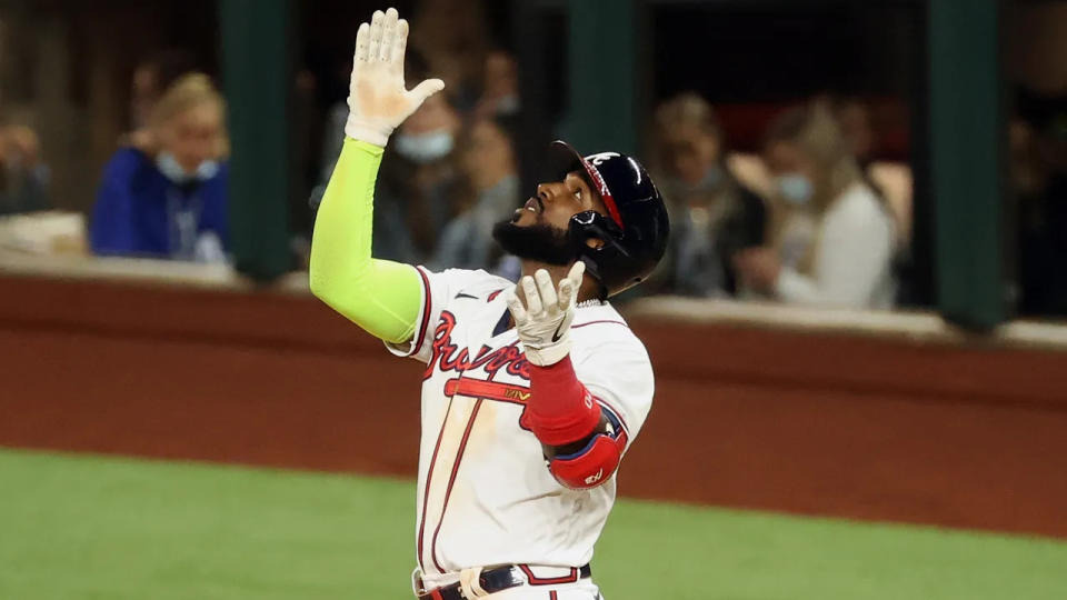 Marcell Ozuna played for the Atlanta Braves in 2024