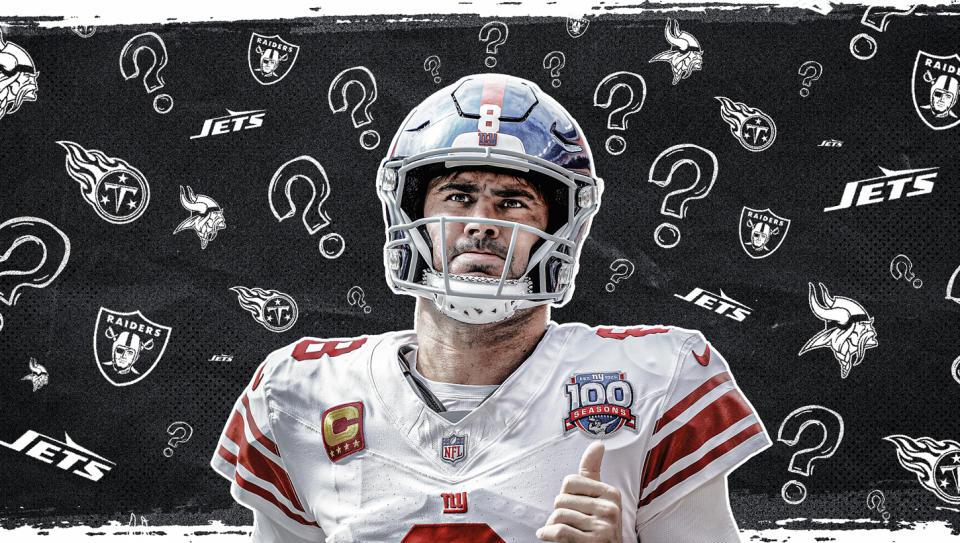 Now that Daniel Jones' time with the Giants is over, what's next? (Joseph Raines/Yahoo Sports)