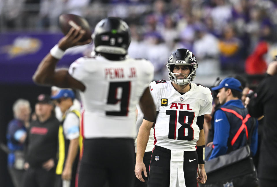 The Falcons have decided to bench Kirk Cousins with three games left in the regular season. (Stephen Maturen/Getty Images)