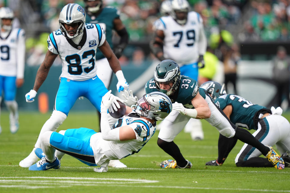 Carolina Panthers wide receiver Adam Thielen (19) 