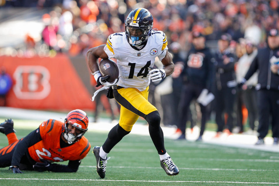 The full George Pickens was on display against the Bengals on Sunday. (Ian Johnson/Icon Sportswire via Getty Images)