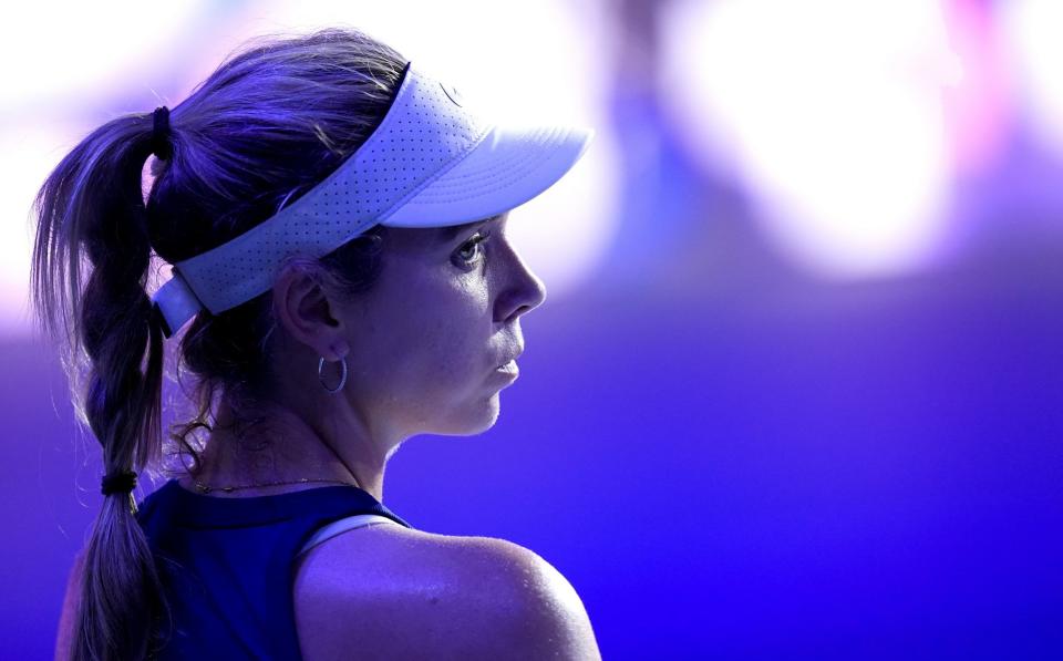 Katie Boulter is the No 1-ranked female player in Great Britain