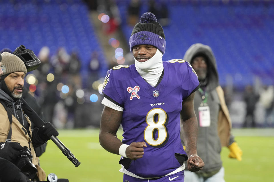 Lamar Jackson already knows what he plans to do during Wednesday's Beyoncé halftime show. (AP Photo/Peter Joneleit)