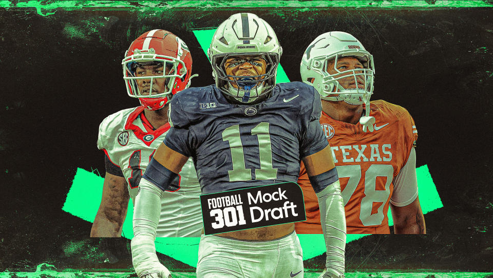 Nate Tice and Charles McDonald's third 2025 NFL mock draft is here, just in time to be unwrapped around the holidays. (Grant Thomas/Yahoo Sports)