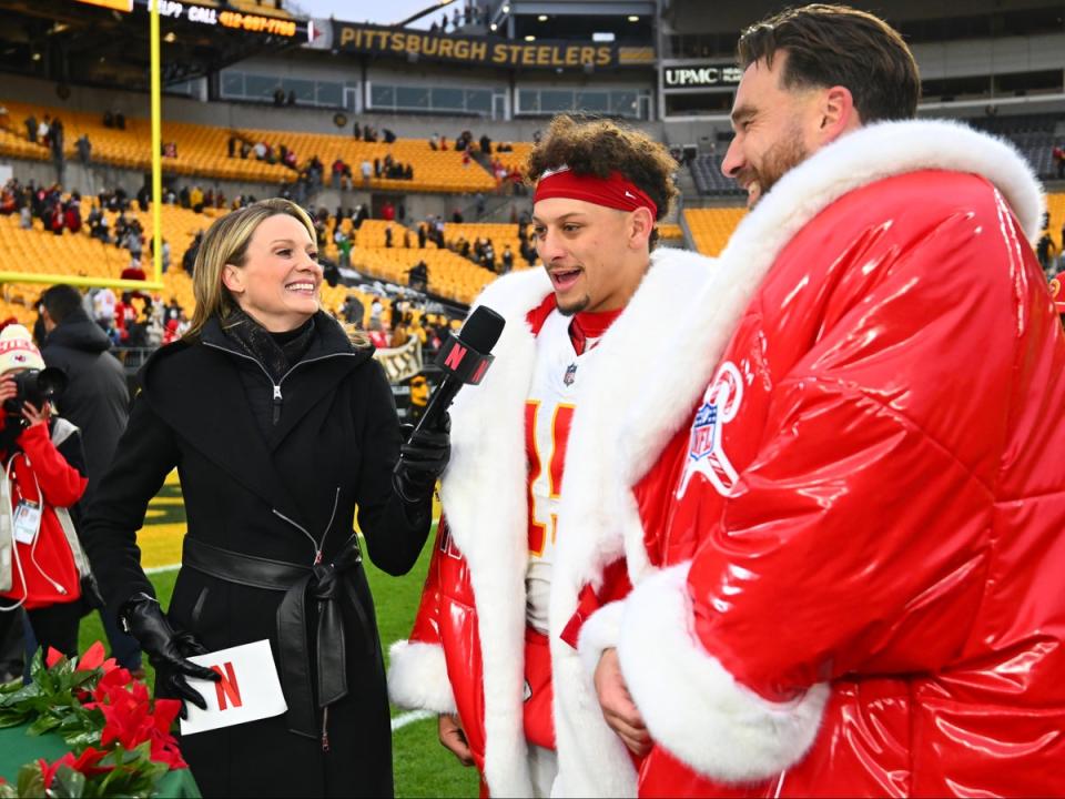 Patrick Mahomes refused to eat a festive cake from Netflix post-win for one reason (Getty Images)