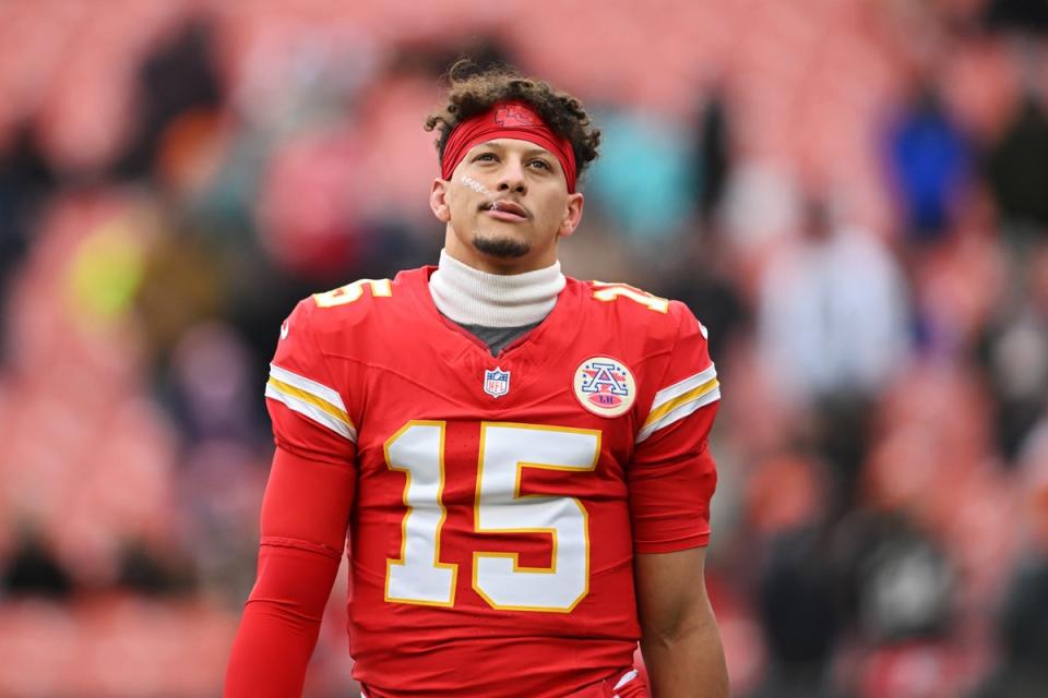 Part of Mahomes’s gift included $999 compression leg attachments (Getty Images)