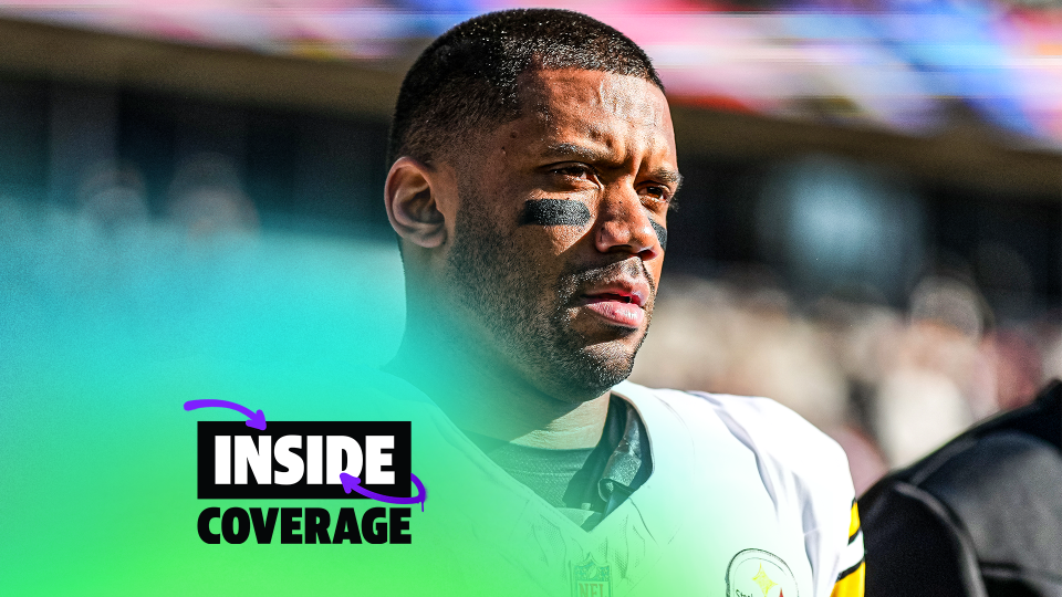 CINCINNATI, OHIO - DECEMBER 1: Quarterback Russell Wilson #3 of the Pittsburgh Steelers stands on the sidelines prior to an NFL football game against the Cincinnati Bengals, at Paycor Stadium on December 1, 2024 in Cincinnati, Ohio. (Photo by Todd Rosenberg/Getty Images)