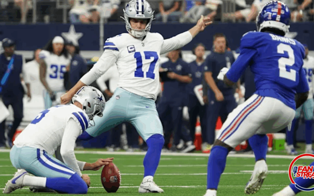 Brandon Aubrey Lifts Cowboys Past Giants in OT of Dramatic QB Duel
