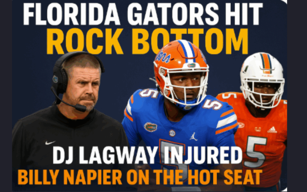 Florida Gators Hit Rock Bottom vs Miami | DJ Lagway Injured | Billy Napier on the Hot Seat