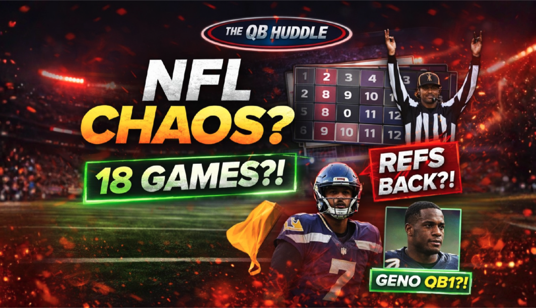 NFL Changes Coming? Replacement Refs, CBA Shakeups & UFL Action! | QB Huddle