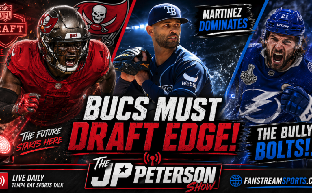 NFL Draft Day Is Here: Why The Bucs Must Go Edge, Plus Rays And Bully Bolts Talk