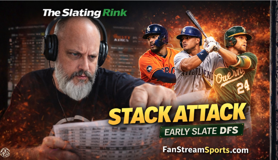 The Slating Rink DFS Picks: Chad Rink’s Best MLB Stacks for April 4