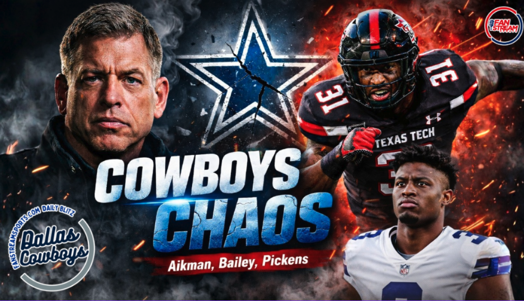 Cowboys Draft Chaos: David Bailey Rumors + Troy Aikman Drama & George Pickens Questions
