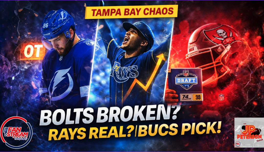 Bolts Fall Again In OT | Are the Rays Really Good? + Bucs Draft-Mock Me! | JP Peterson