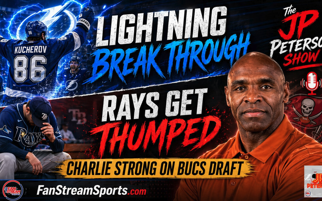 Lightning Break Through, Rays Get Crushed & Charlie Strong On Bucs Draft