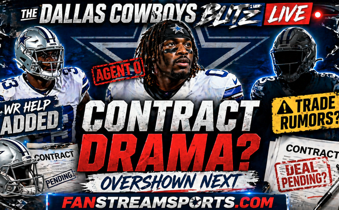 Cowboys Add WR Help as Overshown Contract Drama Looms | Daily Blitz Podcast