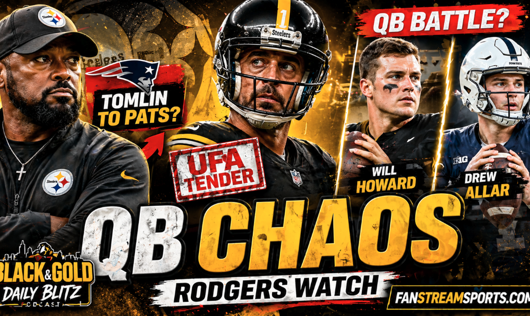 Steelers QB Drama: Aaron Rodgers Tender, Mike Tomlin Rumors & Will Howard Buzz