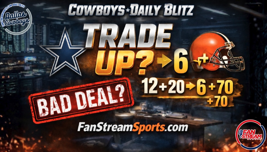 Cowboys Trade-Up Disaster? Browns Deal at No. 6 Makes No Sense