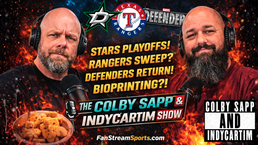 Stars Playoff Preview | Rangers Sweep? | Defenders Return | Skin Printing | Colby & IndyCarTim