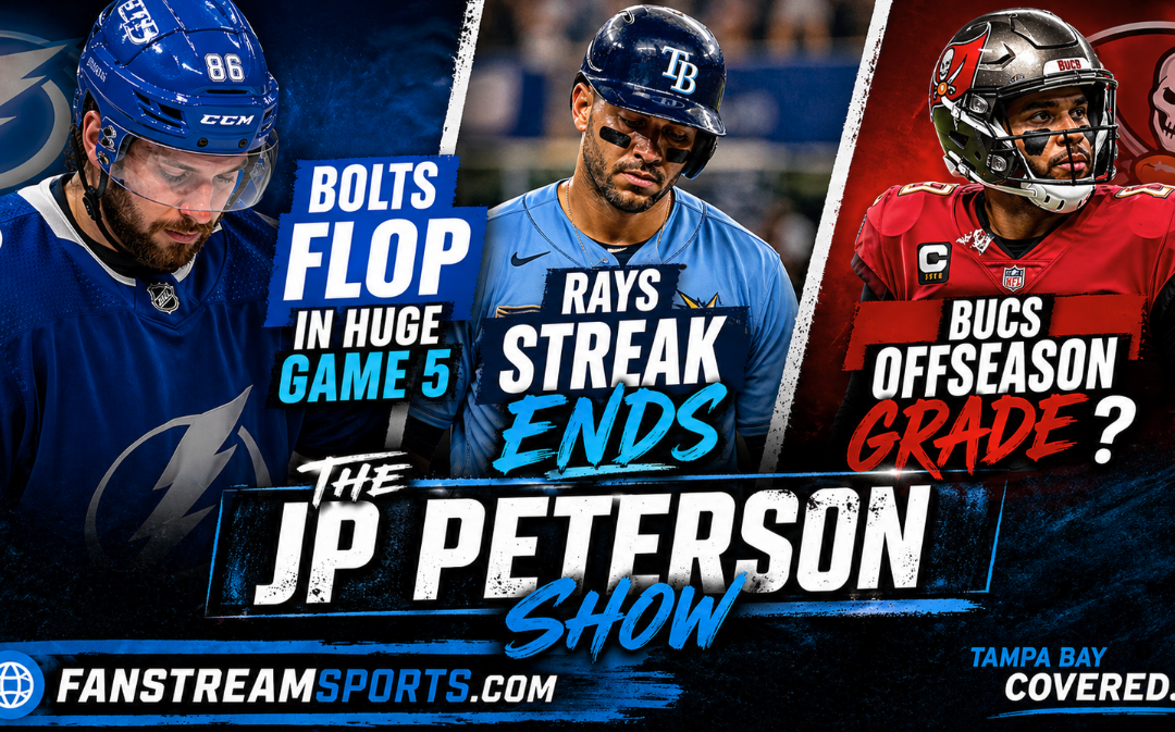 Bolts Flop In Game 5, Rays Streak Ends, Bucs Offseason Grade | JP Peterson Show