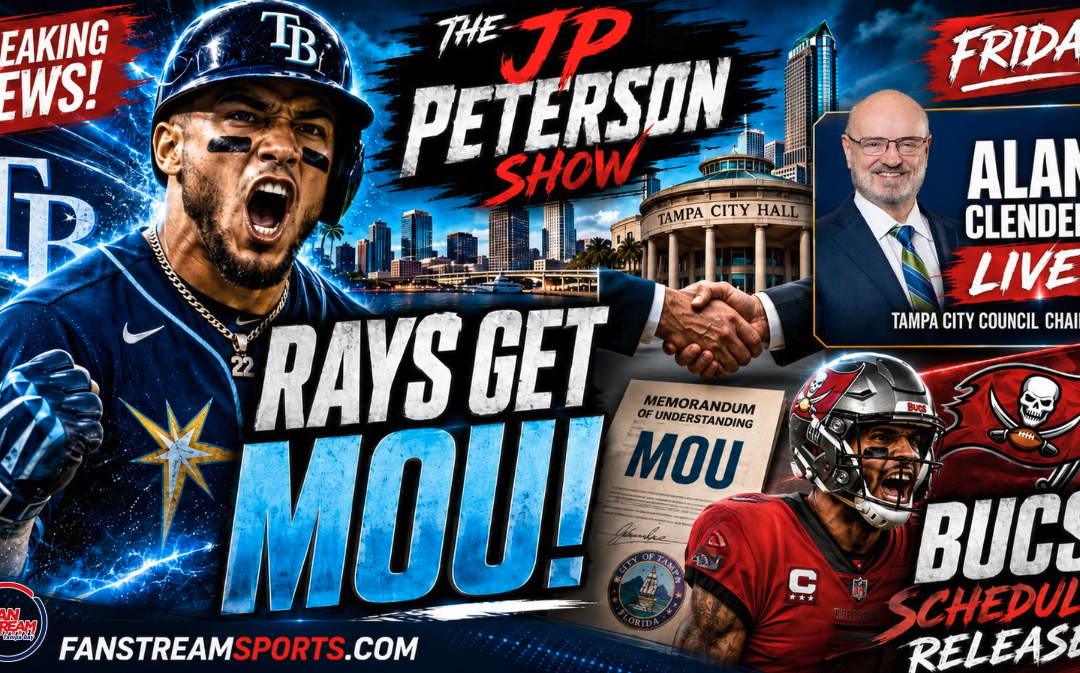 Rays Reach Tampa MOU, Alan Clendenin Joins & Bucs Schedule Drops | JP & IndyCarTim