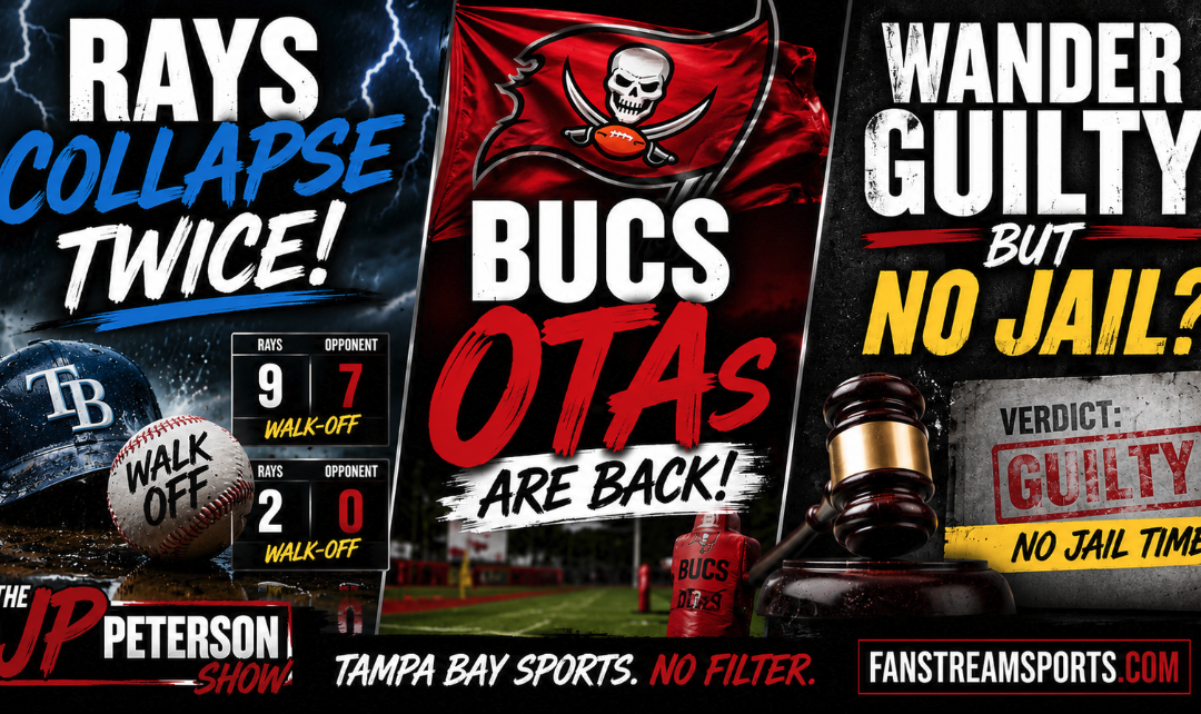 RAYS COLLAPSE TWICE! Wander Verdict STUNS MLB + Bucs OTA Heat | JP Peterson Show