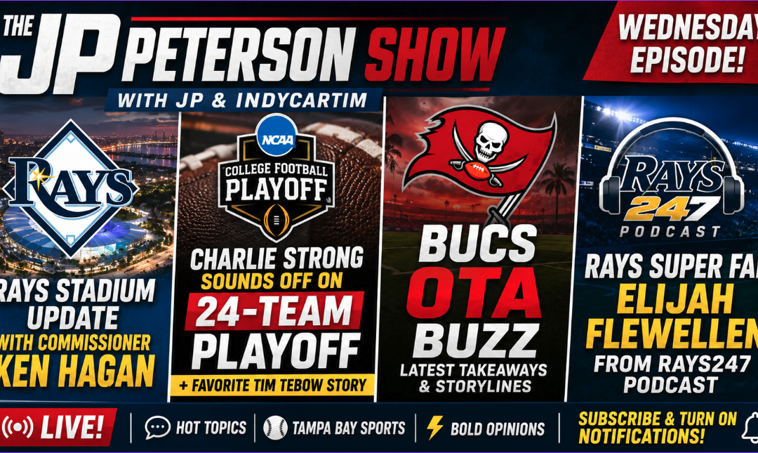 Rays Stadium Update With Ken Hagan, Charlie Strong Sounds Off & Bucs OTA Buzz
