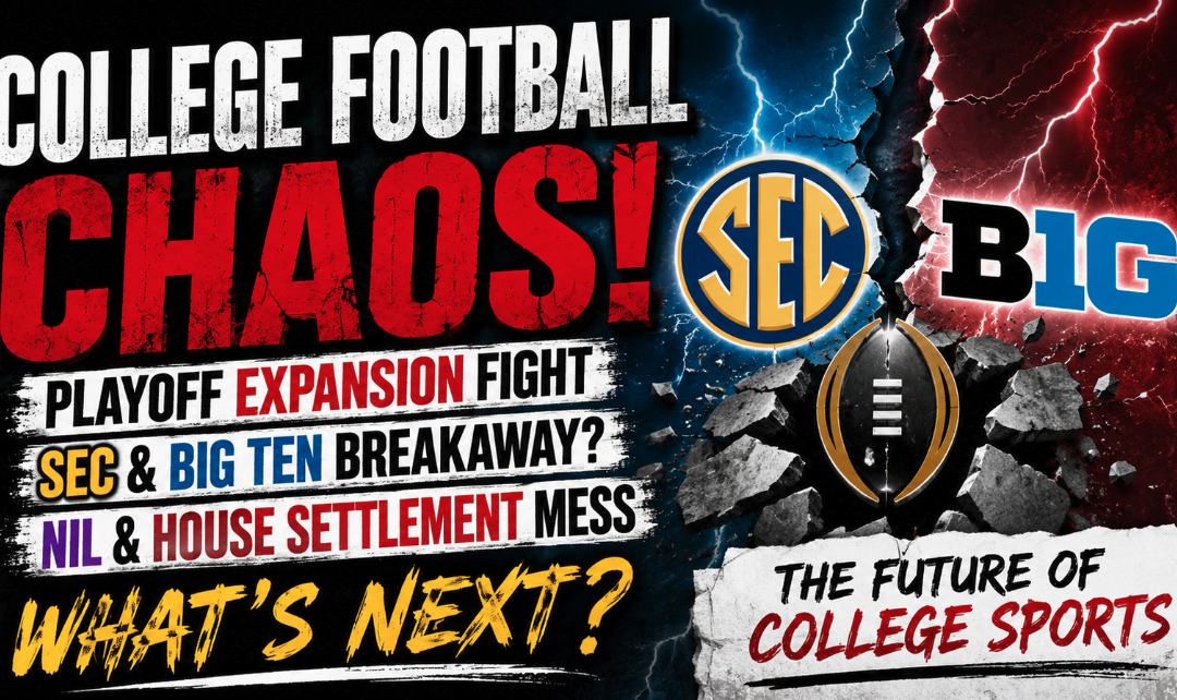 College Football Playoff Chaos, SEC-Big Ten Breakaway Talk & NIL Drama