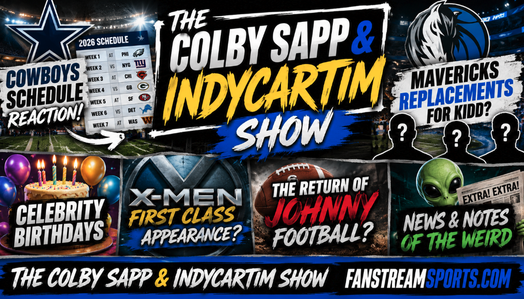 Cowboys Schedule Chaos, Mavs Coach Hunt & Goodbye Kyle Busch | Colby Sapp & IndyCarTim Show
