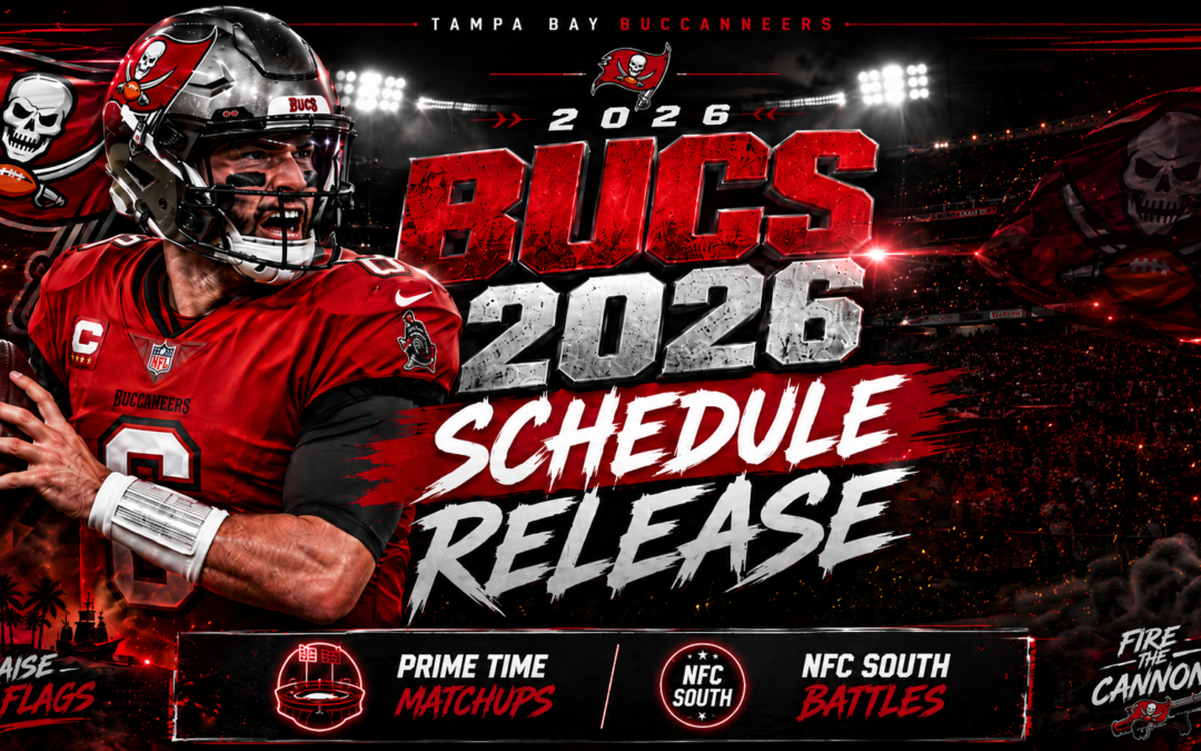Bucs 2026 Schedule Features Three Prime-Time Games