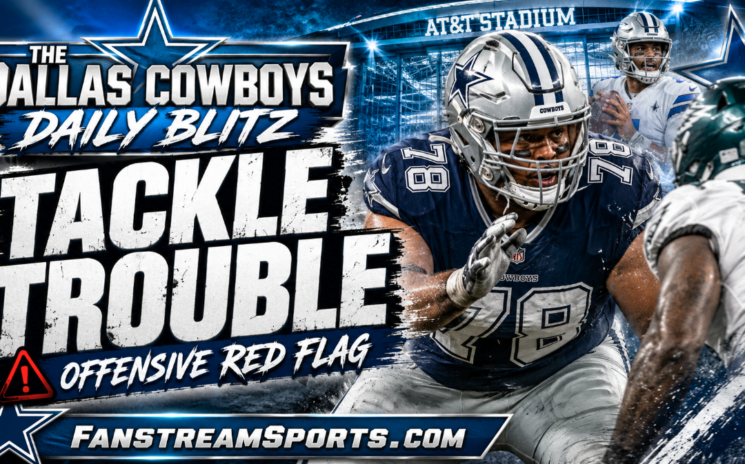 Cowboys’ Biggest Offensive Red Flag: Tyler Guyton & The Tackle Problem | Daily Blitz