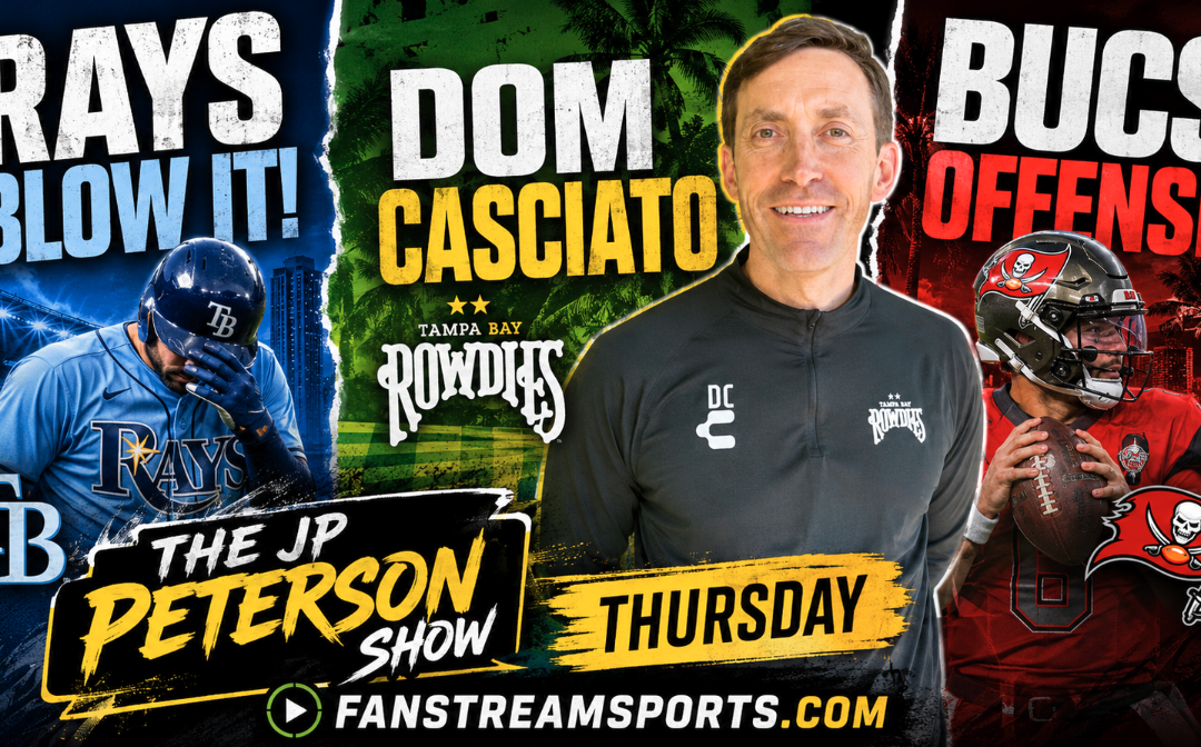 Rays Collapse Late, Rowdies Coach Talks Grit & Bucs Offense Gets Real | JP & IndyCarTim