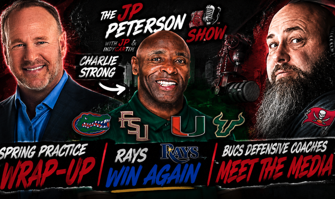 Charlie Strong Talks College Football + Rays Roll, Bucs Coaches Speak