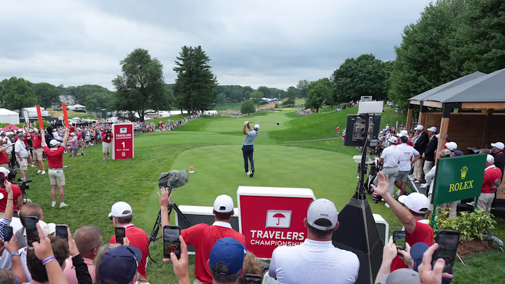 Travelers Championship Saturday: Scottie Shoots 60 as Johnny’s Eric Cole Matchup with Akshay Bhatia Heats Up