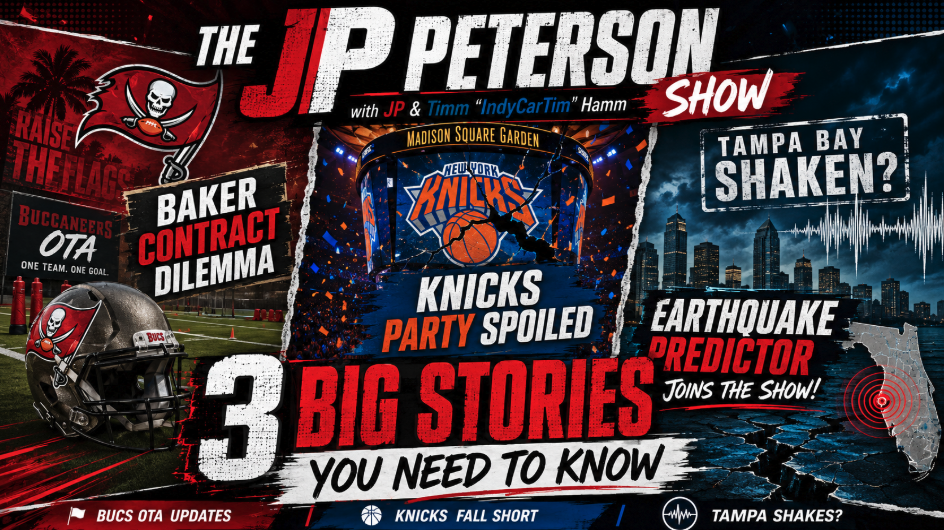 Baker Contract Heat, Knicks Party Crashed & Tampa Earthquake Buzz | JP & IndyCarTim