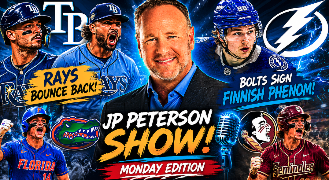 Rays Bounce Back, Bolts Sign Finnish Phenom | Gators, Noles Stay Alive | JP Peterson Show