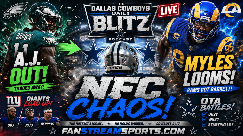 NFC Chaos: A.J. Brown Traded, Myles Garrett Looms & OTAs Heat Up