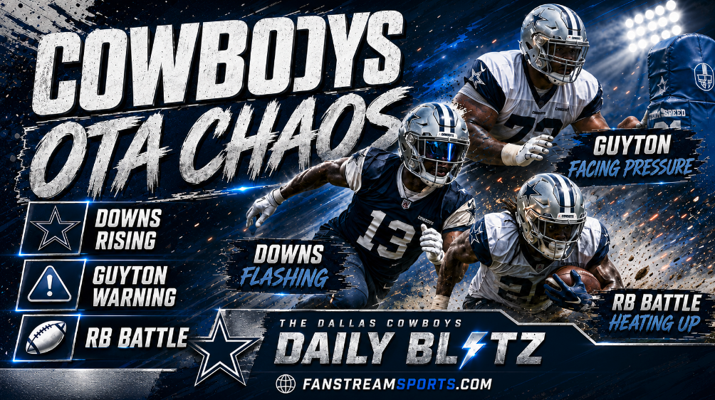Cowboys OTA Chaos: Caleb Downs Flashes, Guyton Warning Signs & RB Battle Heats Up