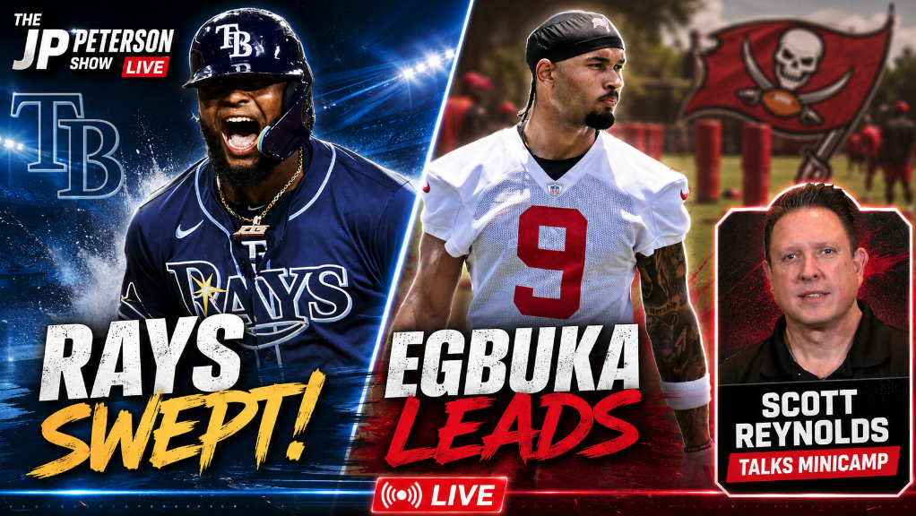 Rays Swept By Dodgers, Egbuka Steps Up & Scott Reynolds Talks Bucs Minicamp | JP & IndyCarTim LIVE