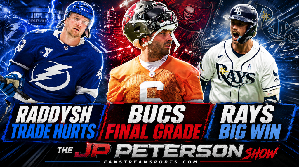 Rays Make a Statement, Bucs Get Graded & Bolts Take a Raddysh Gut Punch | JP & IndyCarTim